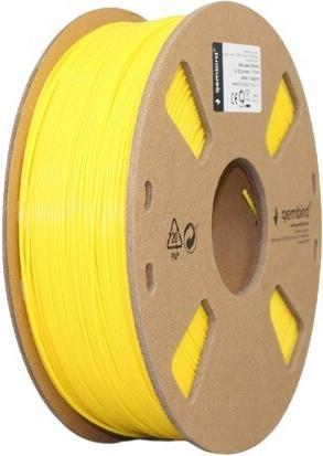 Actual product image Gembird Filament cassette ABS spool (ABS, 1.75 mm, 1400 g, Yellow)