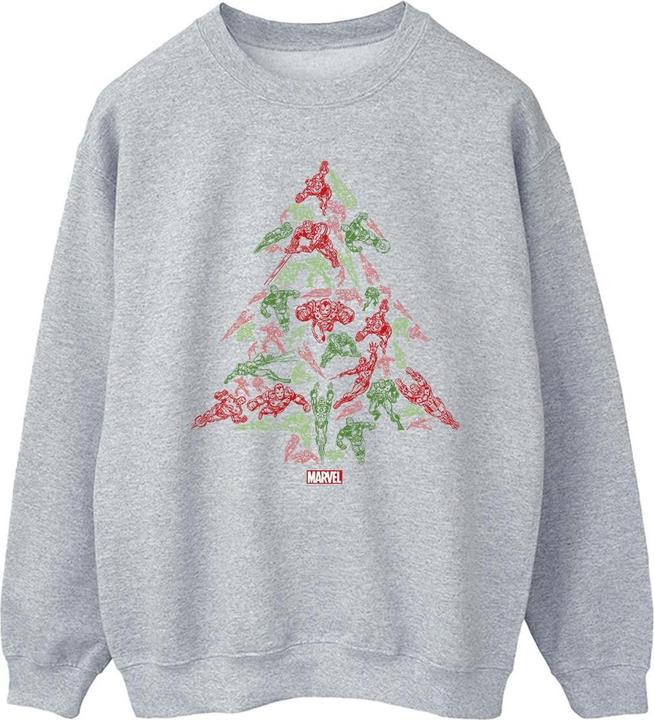 Avengers Christmas Tree Sweatshirt (XXL)