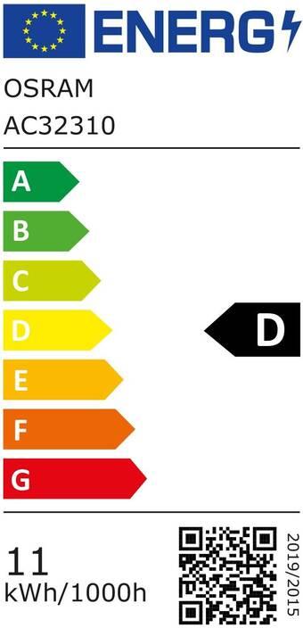 Etichetta energetica Osram Retrofit Classic A (E27, 11 W, 1521 lm, 1 x, D)