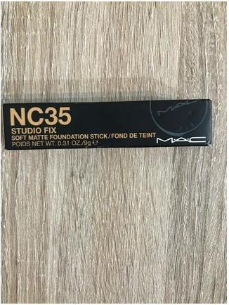 Actual product image MAC Cosmetics Studio Fix Soft Matte Foundation Stick (NC35)