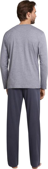 Produktbild Schiesser langer Herren Pyjama / Schlafanzug mit Knopfleiste (64)