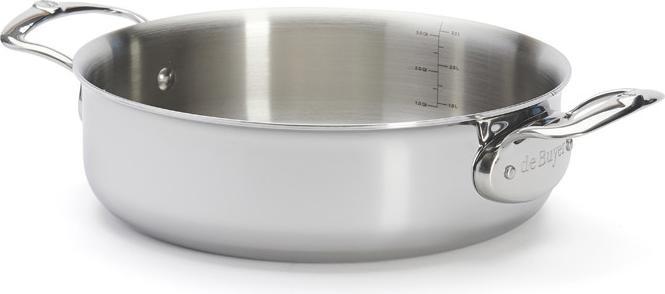 Image du produit de Buyer Poêle à frire à faible affinité avec couvercle 20 cm (20 cm, Casserole, Aluminium, Acier inoxydable)