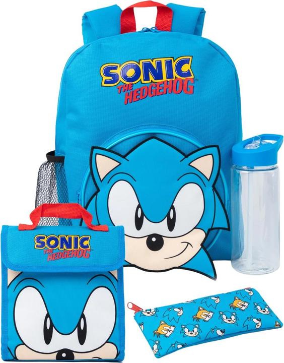 Sonic The Hedgehog LogoRucksackSet