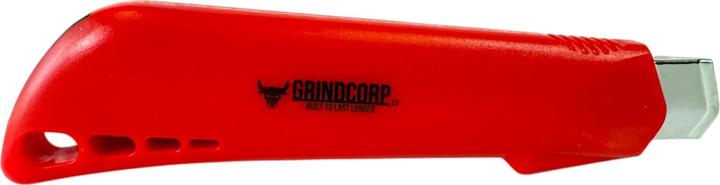 Produktbild Grindcorp Cuttermesser 18 mm Autolock universal ( 1008822 ) + 10 tlg. Abbrechklinge (Cutter)