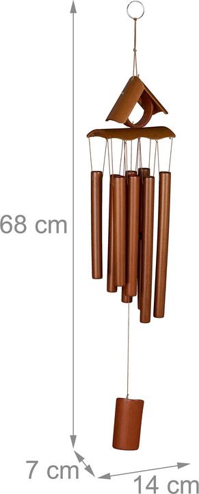 Actual product image Relaxdays Wind chime