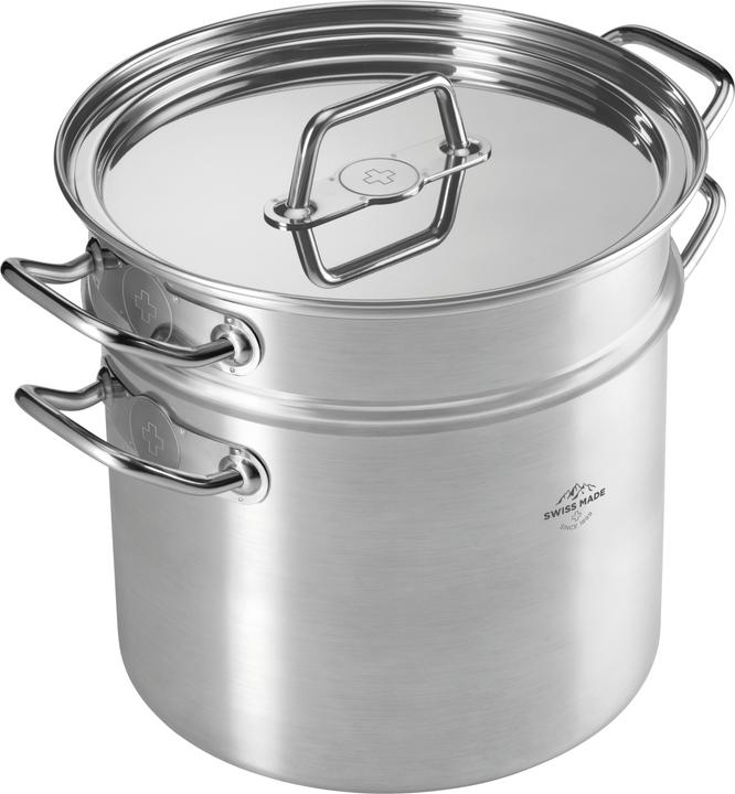 Kuhn Rikon Montreux (22 cm, Casserole, Acier inoxydable)