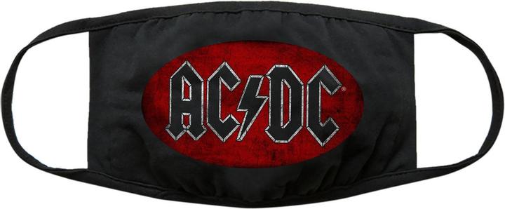 Actual product image AC/DC Oval Logo Face Mask
