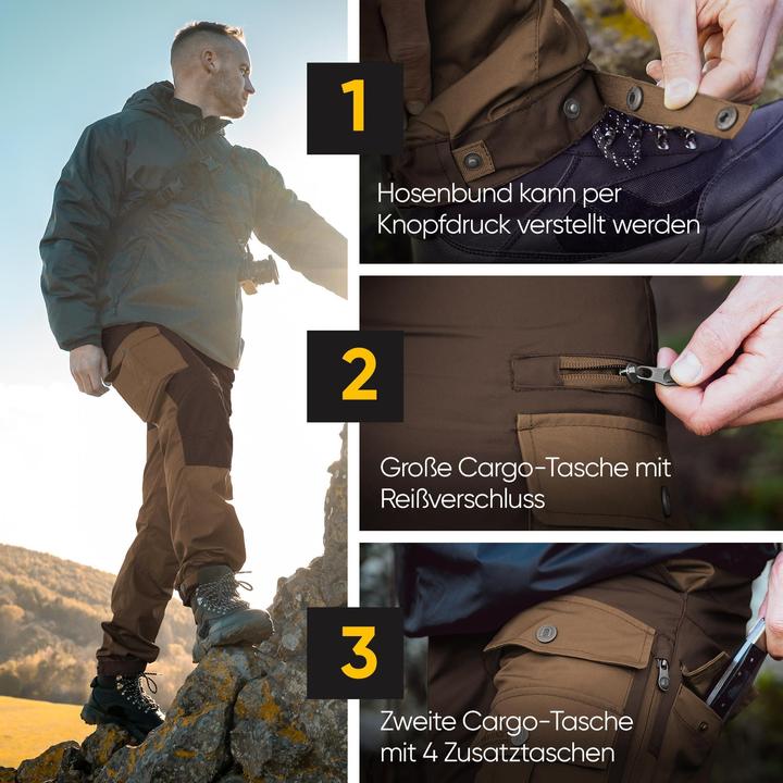 Produktbild Normani Herren Wanderhose - Outdoorhose (3XL)