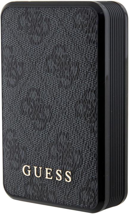 Produktbild Guess Powerbank 18W GUPB10DP4GEGK 10000mAh czarny/black 4G Leather Metal Logo (10000 mAh, 18 W)