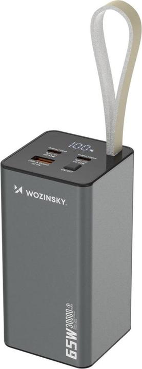 Produktbild Wozinsky Powerbank K65+ 65W 30000mAh 2x USB-C, 1x USB-A 65W - black (30000 mAh, 65 W, 65 Wh)