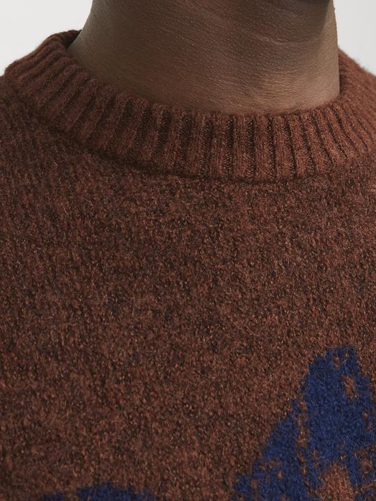Actual product image Jack & Jones Jorollie Knit Crew Neck Styd Aw24 (XXL)