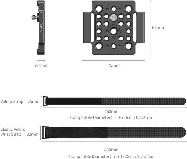 Produktbild SmallRig MD4883 Mount Plate for Zoom F3