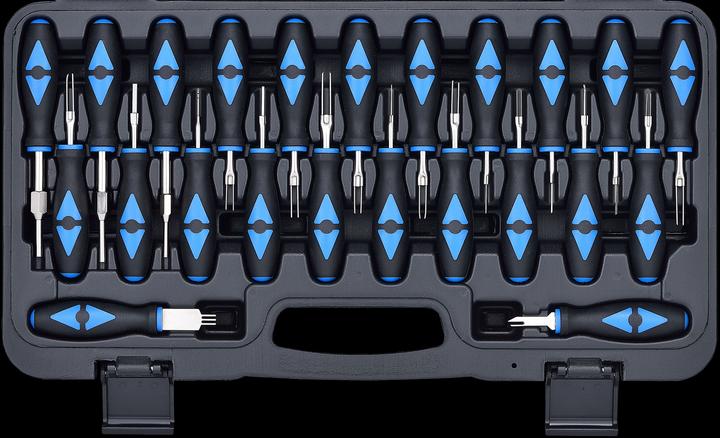 Actual product image SW-Stahl 32160L System-Kabel Entriegelungswerkzeugsatz I Auspinwerkzeug I KFZ-Stecker I Auswerfer I