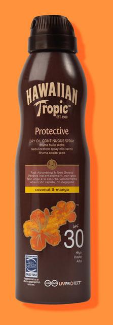 Produktbild Hawaiian Tropic Coconut & Mango Oil (Sonnenspray, SPF 30, 180 ml)