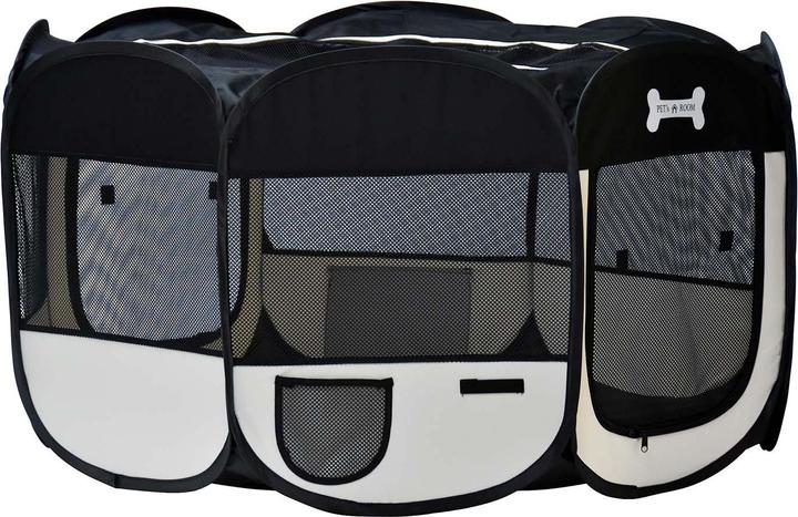 Immagine prodotto Fudajo Box per cuccioli pop-up antracite Pista per cuccioli Box per animali domestici pieghevole