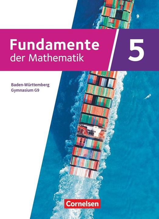 Actual product image Fundamente der Mathematik - Baden-Württemberg - G9 ab 2025 - 5. Schuljahr (German, Pallack, Lotharua, Andreas/Zappe, Wilfried/Flade, 2025)