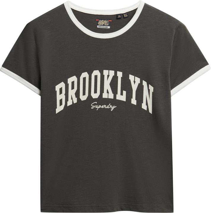 Actual product image Superdry Ath Ess Ringer Fitted Tshirt (10)