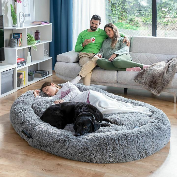 Produktbild InnovaGoods Hundebett für Menschen | Human Dog Bed XXL Grey (Hund)