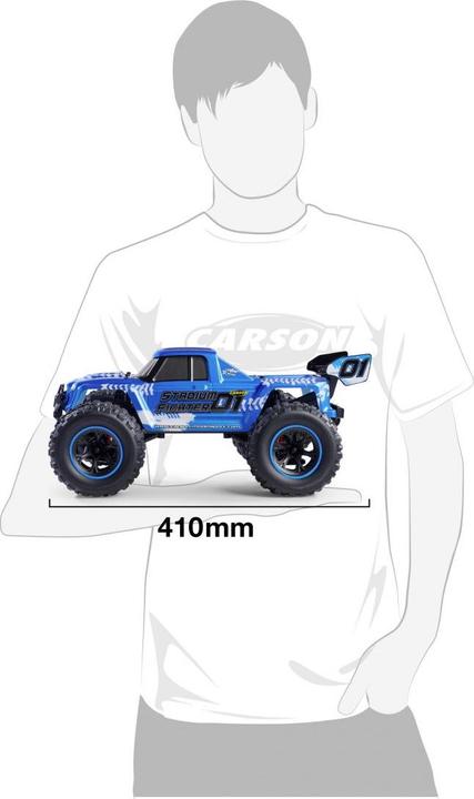 Produktbild Carson 1:10 XS Stadium Fighter 100% RTR blau (RTR Ready-to-Run)