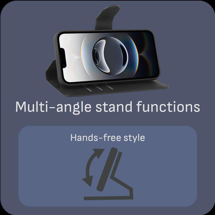 Actual product image Cazy Premium-Geldbörsen-Etui, Magnetisches Geldbörsen-Etui, Kartenfächer, Ständer (Apple iPhone 16e)
