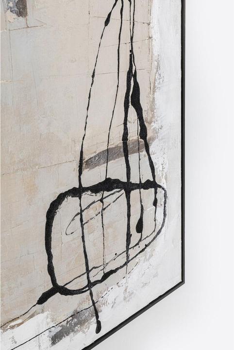 Image du produit Kare Design Tableau encadré Dust Gris 100x100cm (100 x 100 cm)