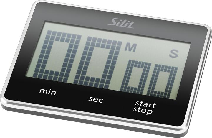 Produktbild Silit Eieruhr Kurzzeitwecker digital 9x7cm Küchentimer Countdown Timer Attimo