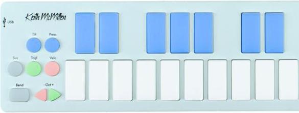 Image du produit Keith McMillen Contrôleur MIDI K-Board Snow (Clavier)