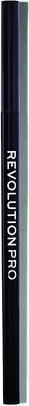 Image du produit Makeup Revolution Revolution Pro Microblading Crayon de précision pour sourcils avec bobine pour cheveux bruns foncés (Brun foncé)