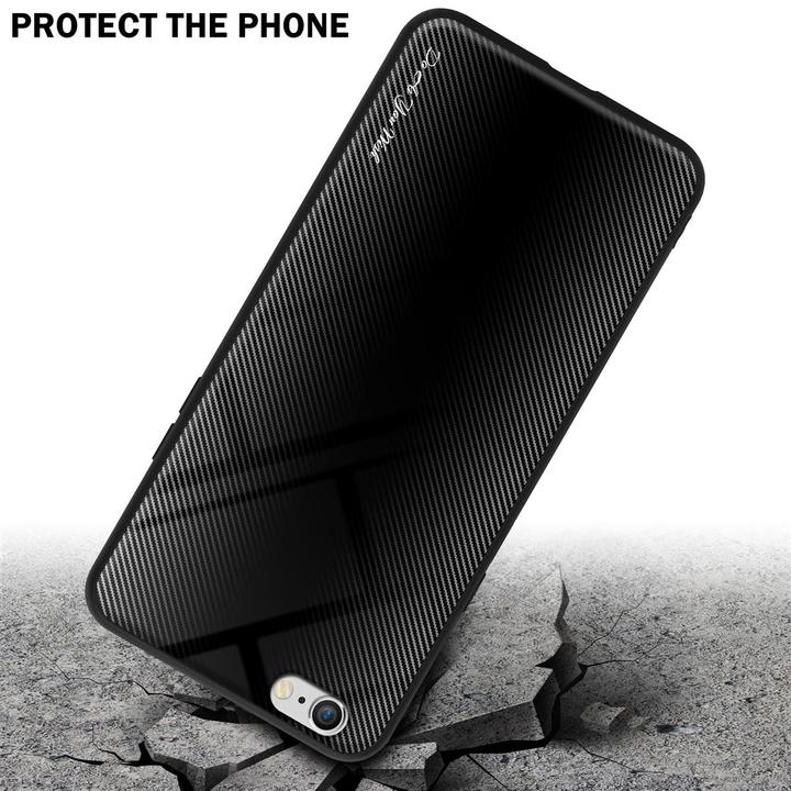 Produktbild Cadorabo TPU Gestreiftes Glas Cover (Apple iPhone 6)
