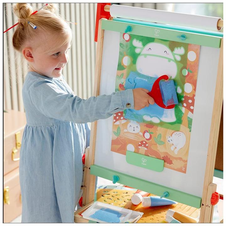 Produktbild Hape Malspass mit Farbrollern und Schablonen