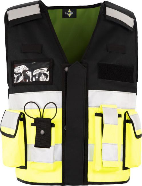Image du produit Korntex Gilet tactique "Bonn" - jaune/noir - M/XL (M/L)