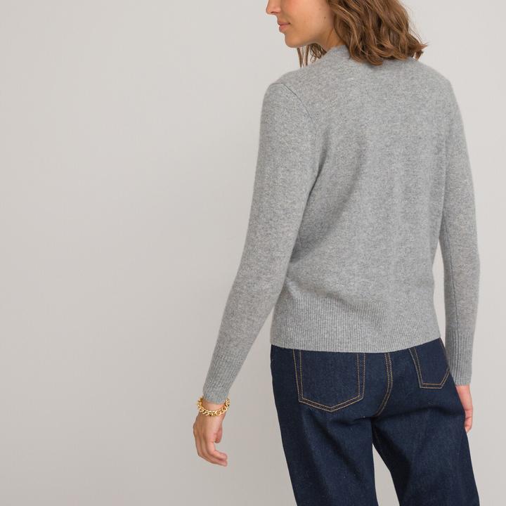 Produktbild La Redoute Collections Pullover runder Ausschnitt Feinstrick in Kaschmir (XL)
