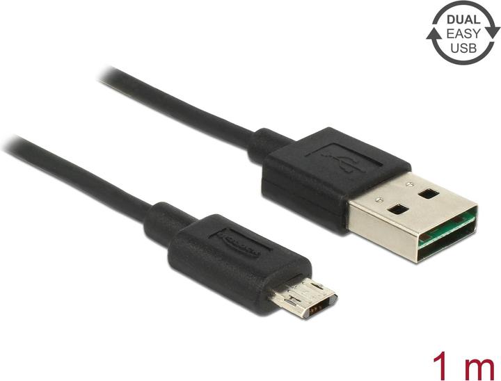 Produktbild Delock USB A — Micro B (1 m, USB 2.0)