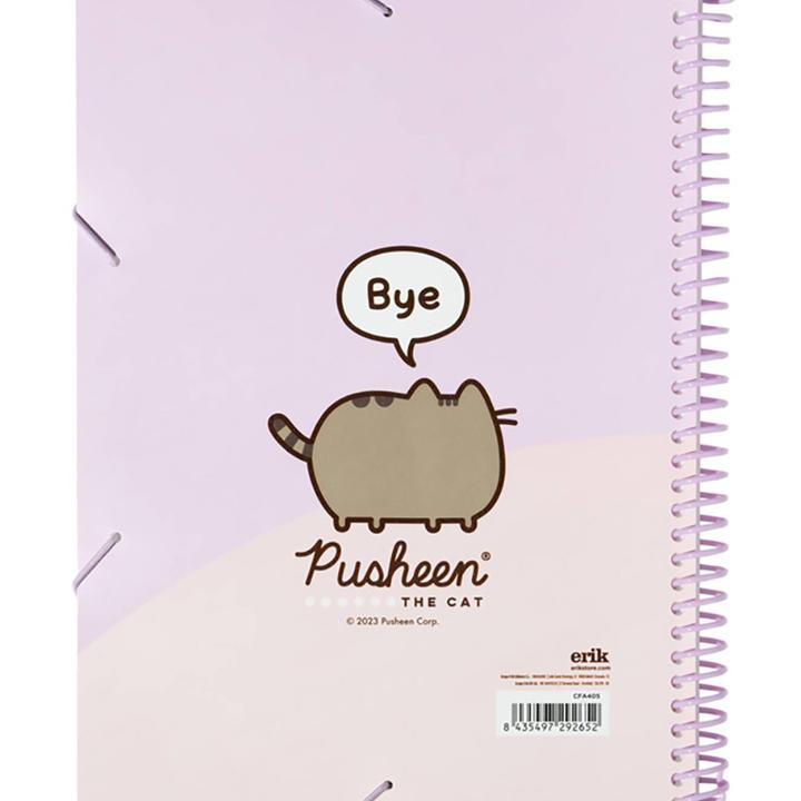 Immagine prodotto Pusheen - Cartella A4 con elastico + 30 buste trasparenti (A4, 1 Pezzo/i)