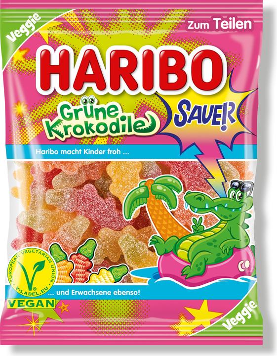Image du produit Haribo Croquettes vertes Veggie (1 pcs, 175 g)