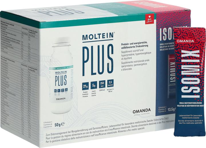 Moltein Plus 2.5 (6x50g) + ISOMIX (12x13.5g) (1 Stück, Pulver, 711 g)