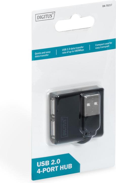 Actual product image Digitus DA-70217 (USB-A, 4 Ports)