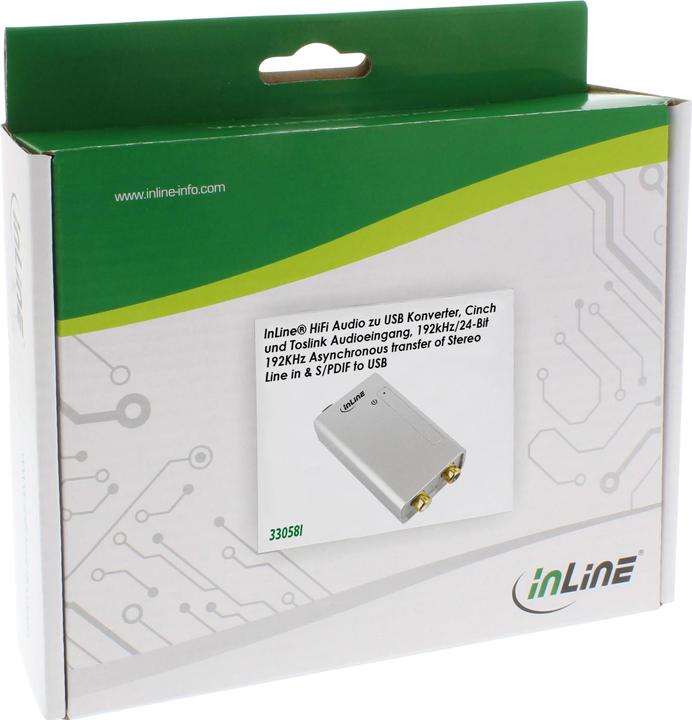 Produktbild InLine HiFi Audio/USB Konverter (Toslink Adapter)