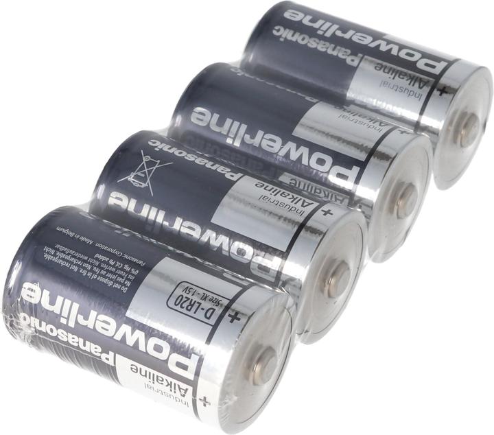 Actual product image Panasonic Batterie Powerline LR20 Mono in 4er Folie (4 pcs., D, 19760 mAh)