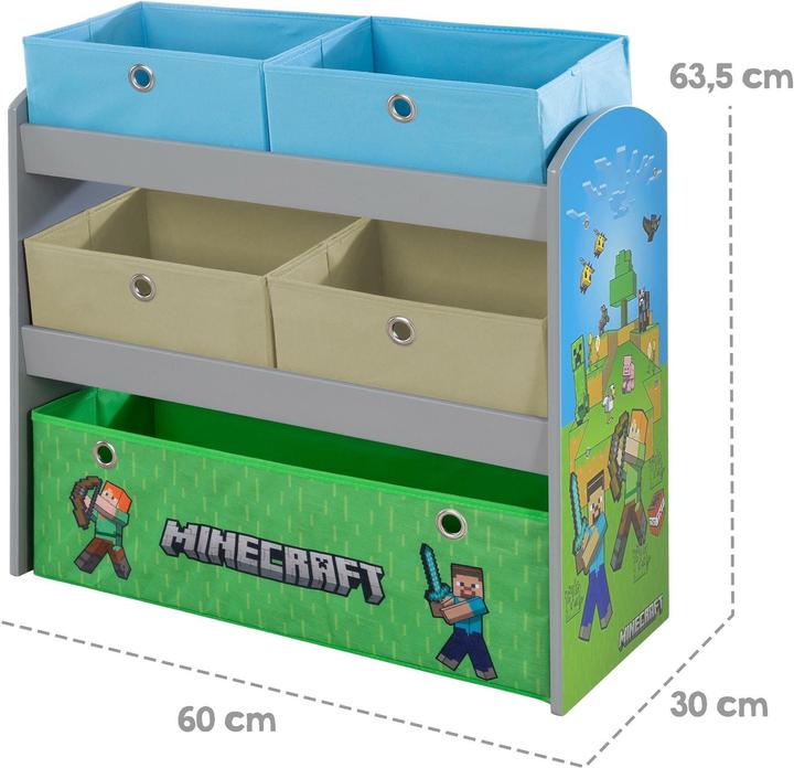 Actual product image Phoenix Minecraft game shelf