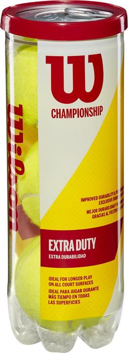 Actual product image Wilson Tennis balls CHAMPIONSHIP 3 pieces WRT100101