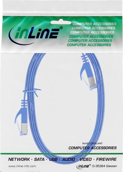 Immagine prodotto InLine Cavo patch piatto U/FTP (U/FTP, CAT6a, 1.50 m)