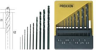 Produktbild Proxxon Spiralbohrer (0.8 mm, 3 mm, 0.5 mm, 2 mm, 0.3 mm, 2.5 mm, 3.2 mm, 1 mm, 1.2 mm, 1.5 mm)