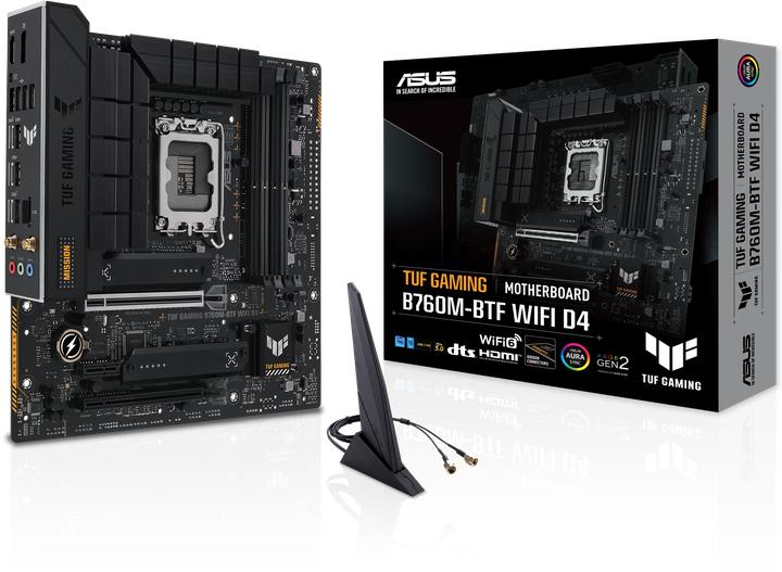 Image du produit ASUS TUF Gaming B760M-BTF D4 (LGA 1700, Intel B760, mATX)