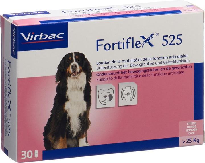 Produktbild Virbac Fortiflex Tabletten 525 mg Blist (Senior, Adult, Junior, 30 Stk., 92 g)