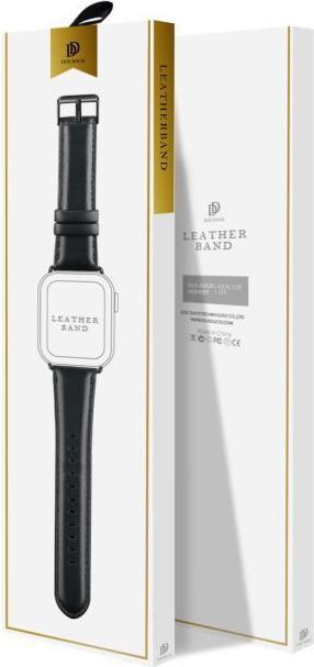 Image du produit Dux Ducis Business Series Bracelet de remplacement en cuir véritable (45 mm, 44 mm, 42 mm, Cuir véritable)