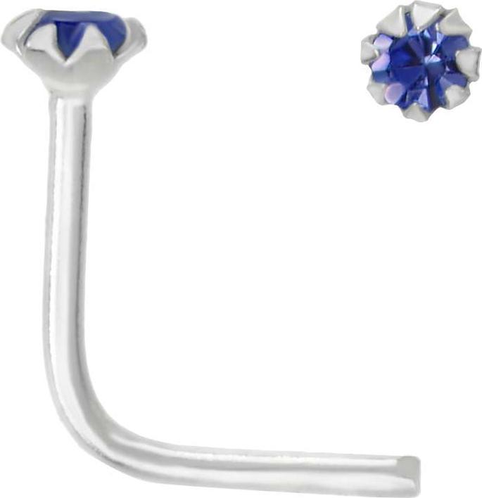 Bijouteria Nasenpiercing (Kristall, Silber 925)