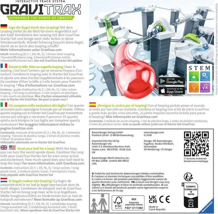 Immagine prodotto Ravensburger GraviTrax GraviTrax Looping