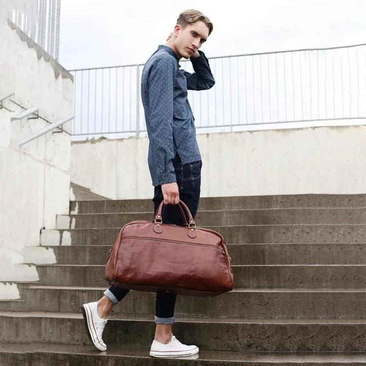 Produktbild Only-Bags.Store Duffel Bag aus italienischem Vollnarbenleder