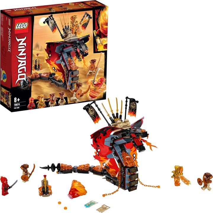 Actual product image LEGO Fire Snake (70674, LEGO Ninjago)
